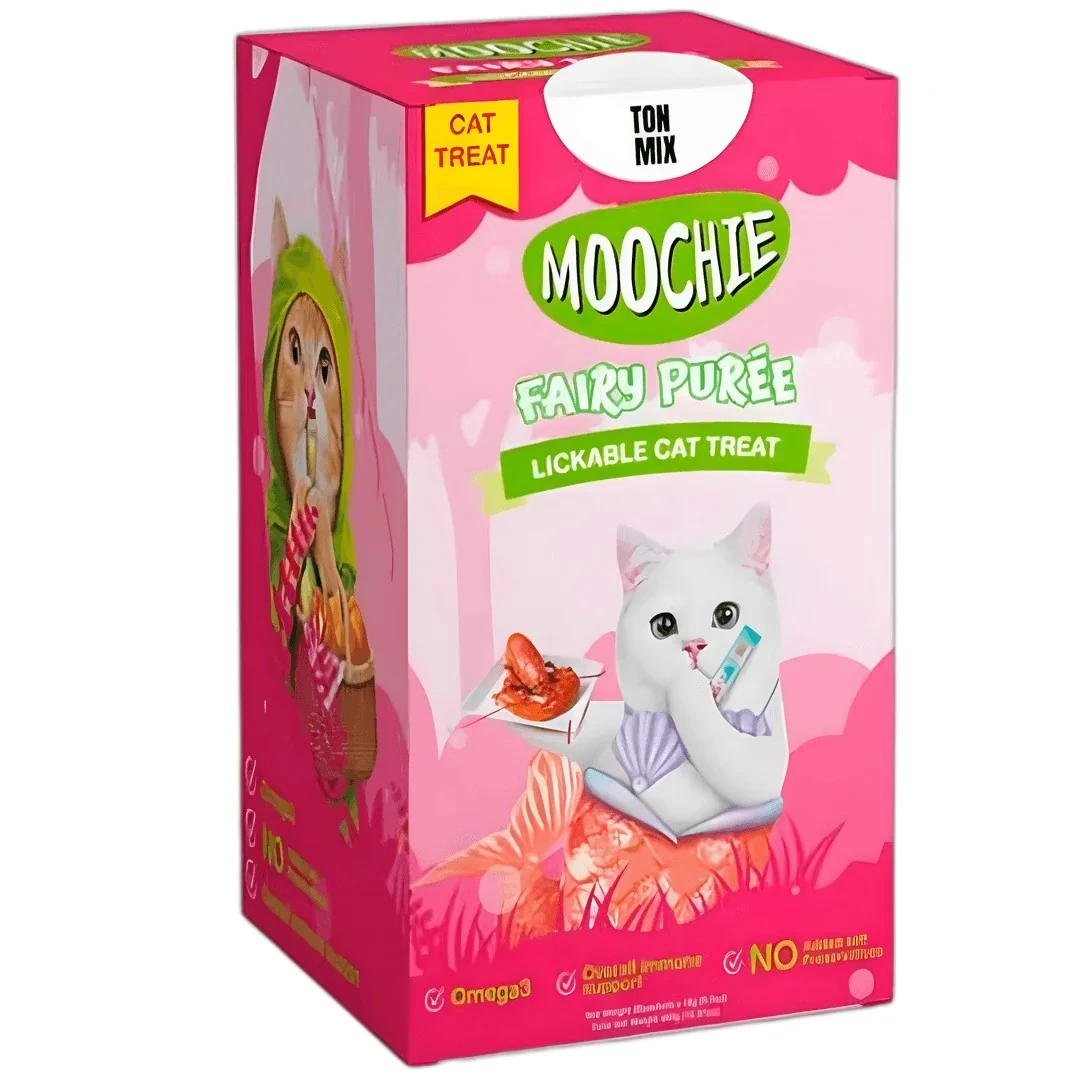 Moochie Sıvı Kedi Ödülü Ton-Mix 30x15 Gr